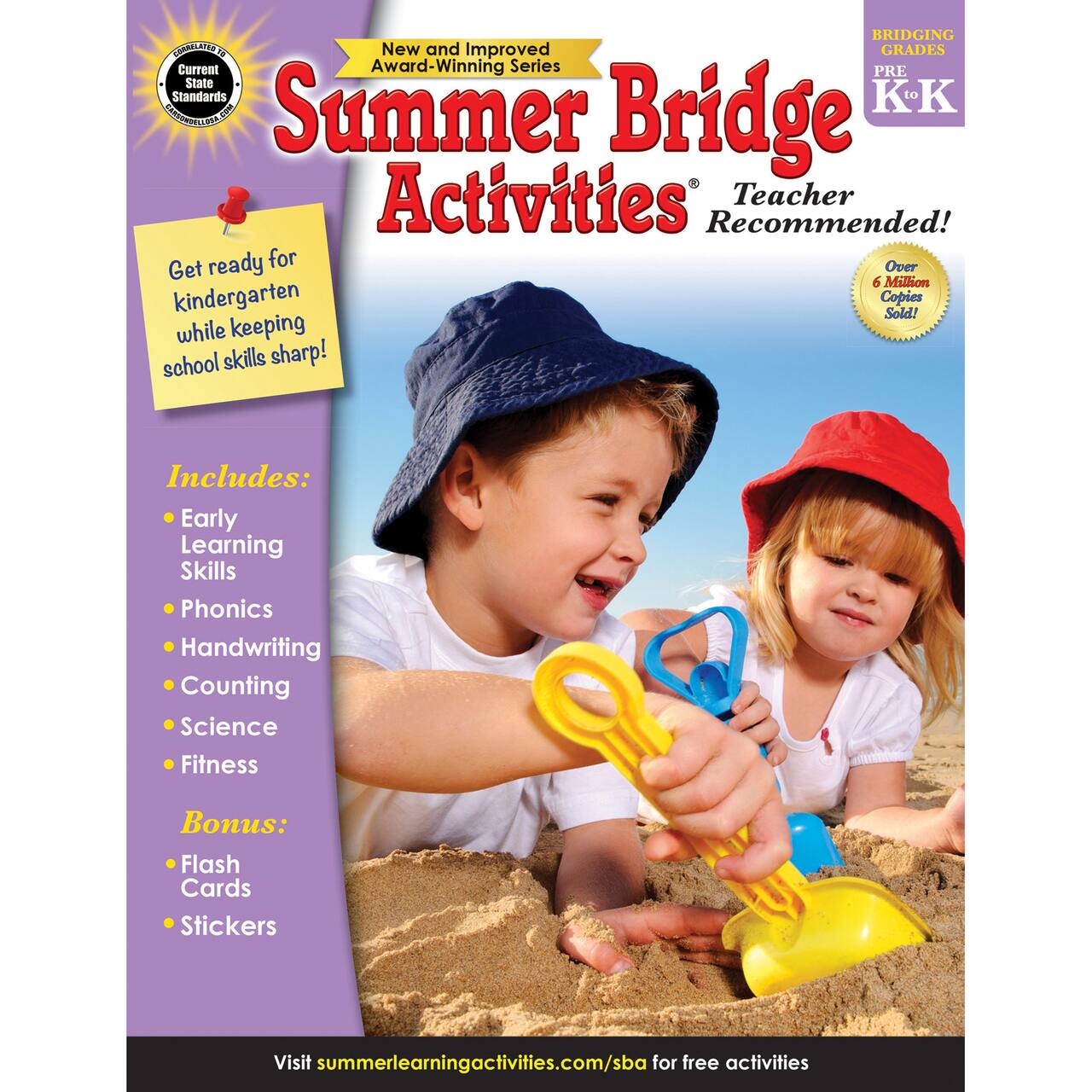 Summer Bridge Activities&#xAE; Workbook, Grades PreK-K